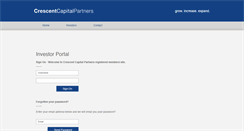 Desktop Screenshot of investor.crescentcap.com.au
